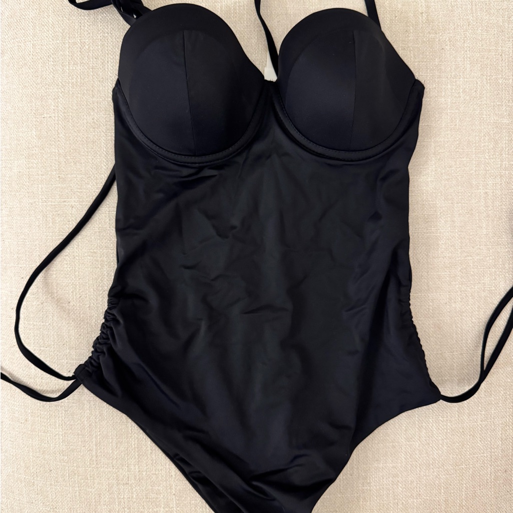 Ondademar Black Women Swim One Piece